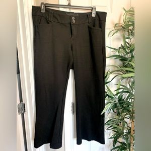 Torrid Studio Luxe Ponte Black Suit Trousers 20 Short